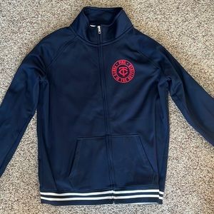 MN twins pink zip up